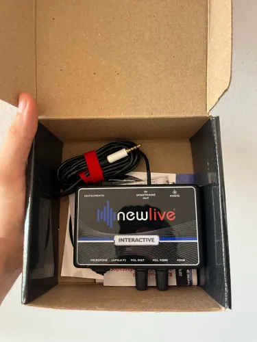 interfaces de audio new live interactive 3 canais
