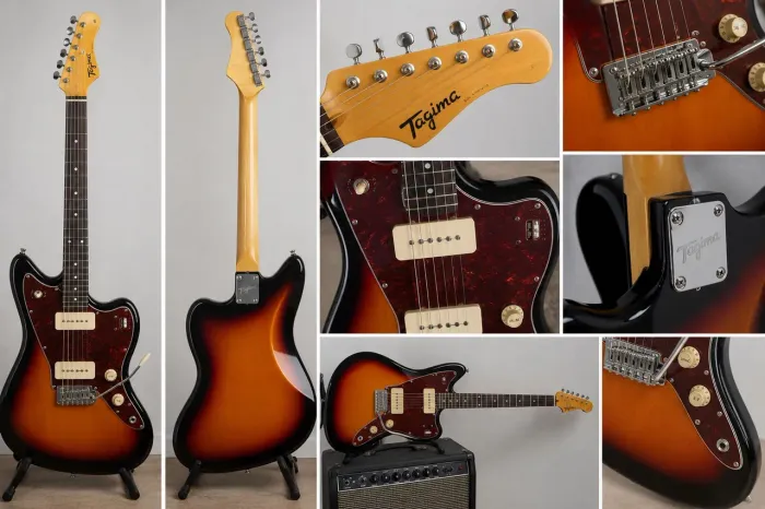 Guitarra Tagima TW-61 Woodstock Jaguar + cuvave