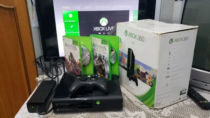 Xbox 360 Super Slim E Completo