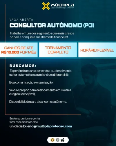 Seja um consultor de vendas na Múltipla
