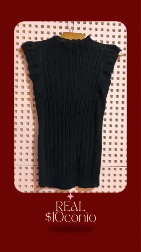 Blusa tipo tricô M/G/GG