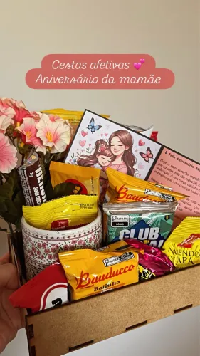 Cesta de cafe da manhã