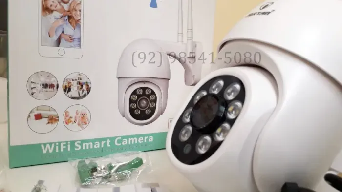 (Nova) Camera de Segurançã Wi FI, Ip Dome App Yoosee 