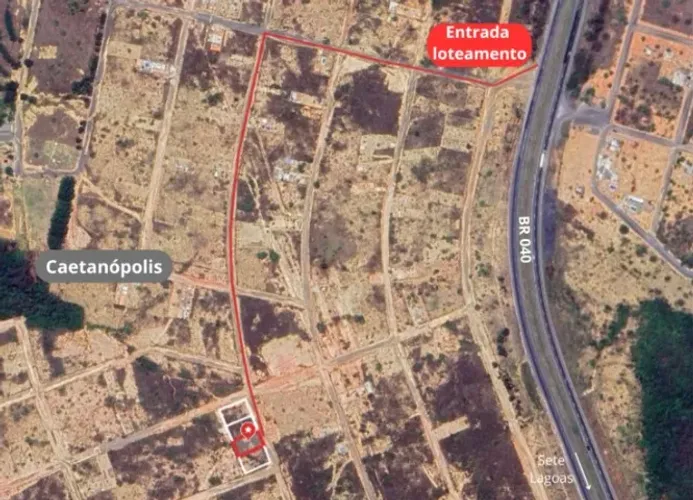 Terreno de 522m2- Brasilândia em Caetanópolis - MG