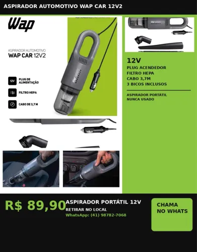 Aspirador portátil