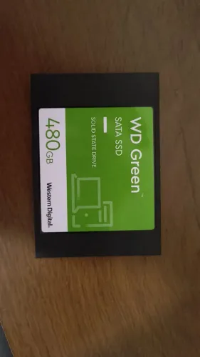 SSD WD Green 480GB SATA 2.5" - 100% de Saúde