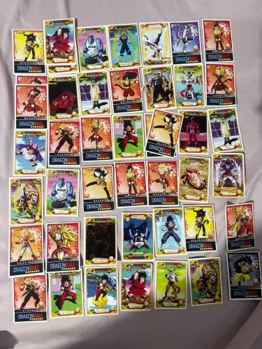 Lote com +300 Cartas cards Dragon Ball Z Antigas - Colecionador