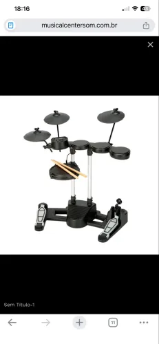 Bateria eletrônica shelter pstd-36