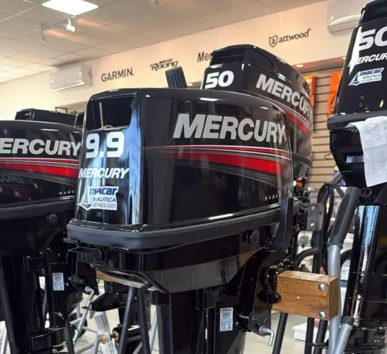 Motor Mercury 9.9 HP dois tempos - ZERO KM - APENAS VENDA! 
