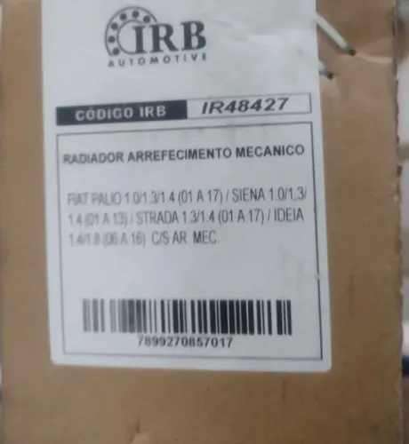 radiador Fiat Palio
