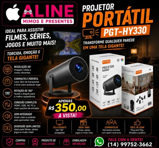 PROJETOR A'GOLD PGT-HY330