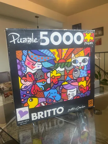 Quebra-cabeça PUZZLE ROMERO BRITTO 5000 peças COMPLETO