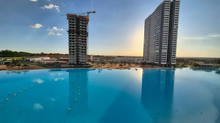 Brasil Beach - alugo apartamento com 155m² - 3 suites - amplo apto com móveis planejados