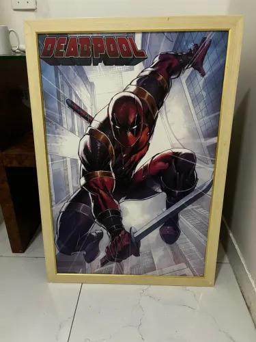 Quadro Decorativo Gamer Deadpool