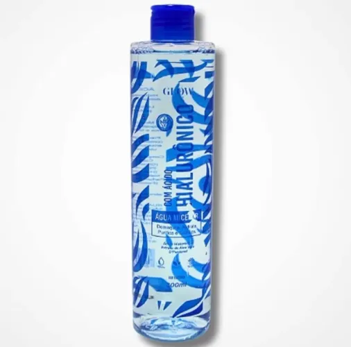 Água Micelar Glow Makeup 300ml Com Ácido Hialurônico