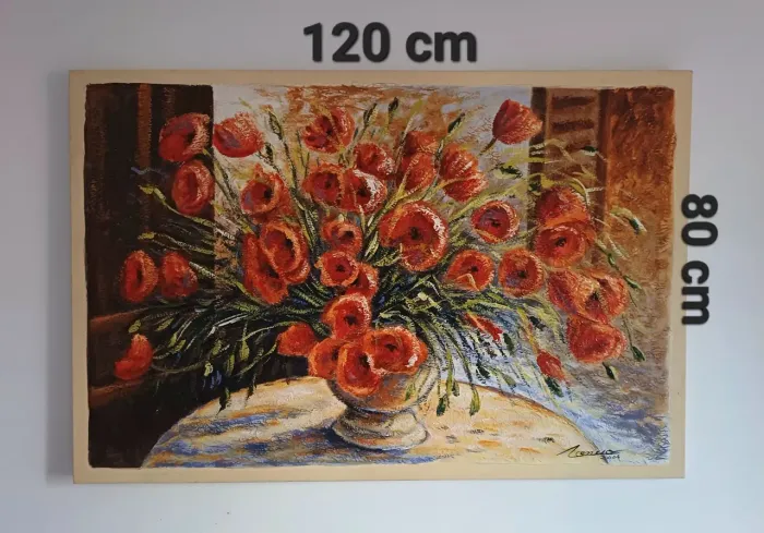 Quadro pintura óleo sobre tela