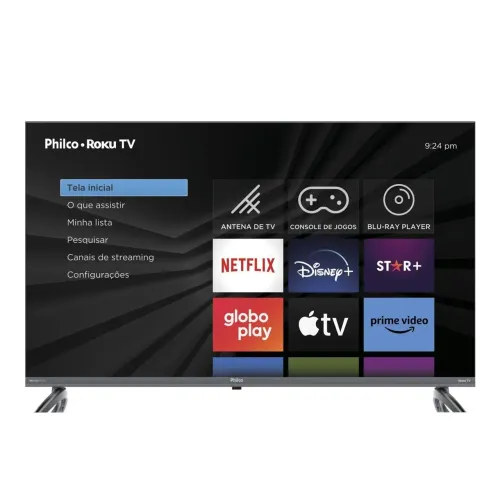 TV 40P PHILCO LED ROKU Wi-Fi 3 HDMI 2 USB PTV40E3ERSGB