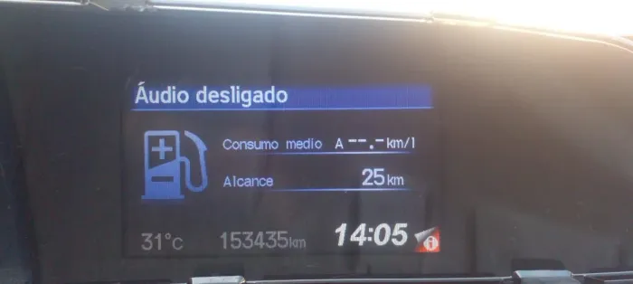 Computador de bordo (I-mid)  Honda Civic G9  Exs/Lxr/Lxs  2012 à 2016