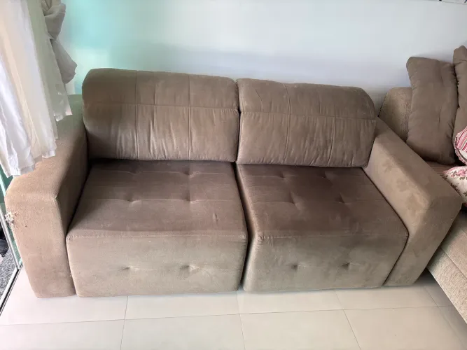 Sofá retrátil 2 lugares