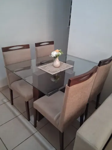 Mesa com 4 cadeiras 1.20 x 0.90