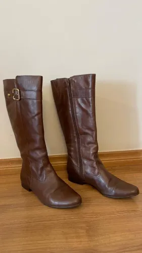 Bota Montaria Feminina Couro Legítimo Gabriela