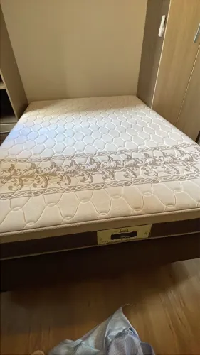Cama box + colchão mola Gold Confort - super confortável!