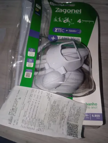 Chuveiro Zagonel Novo 220volts