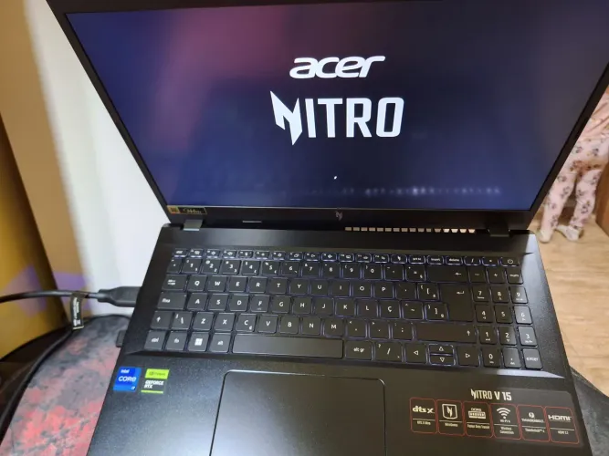 Notebook Gamer Acer Nitro V Intel Core i7 13ª Geração 32GB 512GB 1TB Ssd mve RTX4050