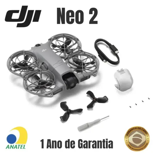 Dji Neo 2 já homologado pela Anatel com 1 Ano de Garantia 
