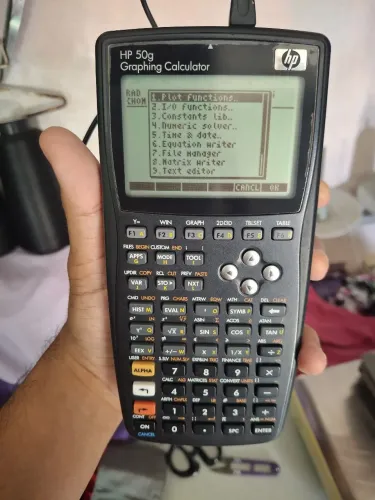 Calculadora Gráfica HP 50G em perfeito estado por 350 reais