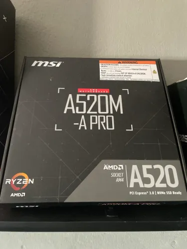Vende se ryzen 5500 + placa mãe a520m a pró msi