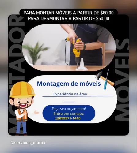 Monto e desmonto móveis 
