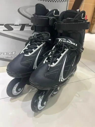 PATINS FASTER PRETO TAM. 37 - NEGOCIÁVEL