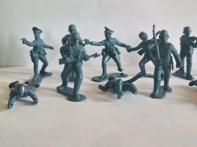 Soldados de Brinquedo Antigos (Azul)
