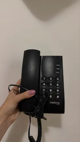 Telefone residencial Intelbras Pleno Preto