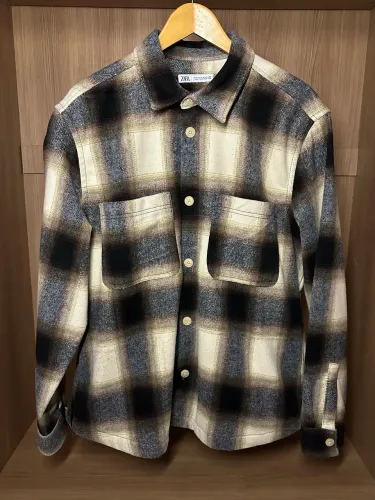CAMISA XADREZ FLANELA ZARA