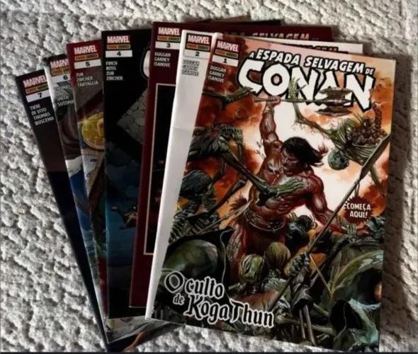 Coleção Conan - A Espada Selvagem 1 ao 7<br><br>Somente Venda!