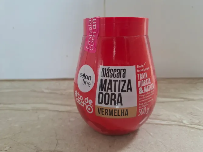 Matizador vermelho, salon line, 500g e Lacrado.
