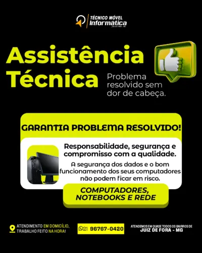 Suporte Técnico Empresarial em Juiz de Fora