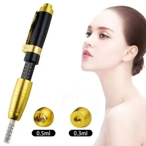 Caneta Pressurizada de Luxo Preta e Dourada-Da Diva - Elegante e Sofisticada ?
