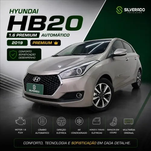 Hyundai HB20 Premium 1.6 Flex 16V Aut. 2019