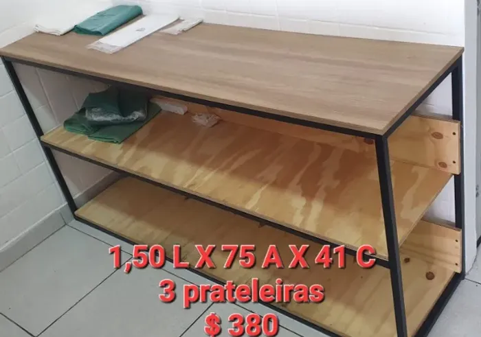 Balcão Auxiliar em Compensado Naval