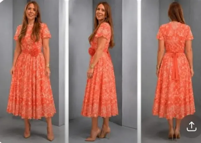 Vestido em laise (renda)