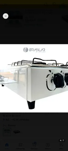 Fogão de mesa 4 bocas novo na caixa  nunca usado 
