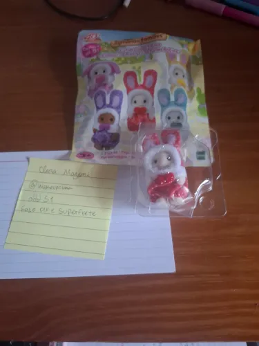 Sylvanian families coelhinha vermelha blind bag