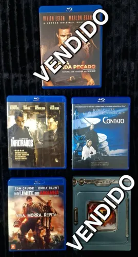 Blu-rays Contato, Os Infiltrados, No Limite do Amanhã, e Muito Mais.