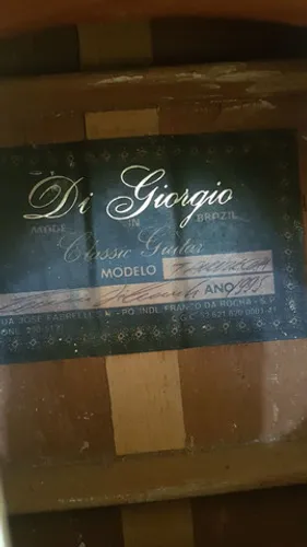 Violão DI Giorgio- Tarrega (1995)