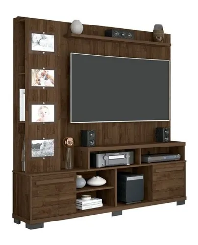 Home // Estante Veneza 1,60 m Com Porta Retratos ! ! Entrega + Montagem Gratis !!