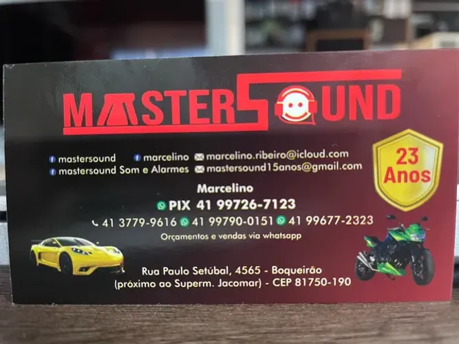 Som alarmes carro e moto baterias lâmpadas