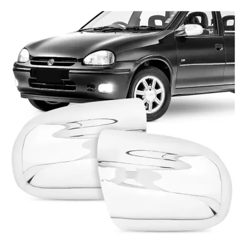 Aplique Chevrolet Corsa /2001 - Retrovisor Cromado - LD LE